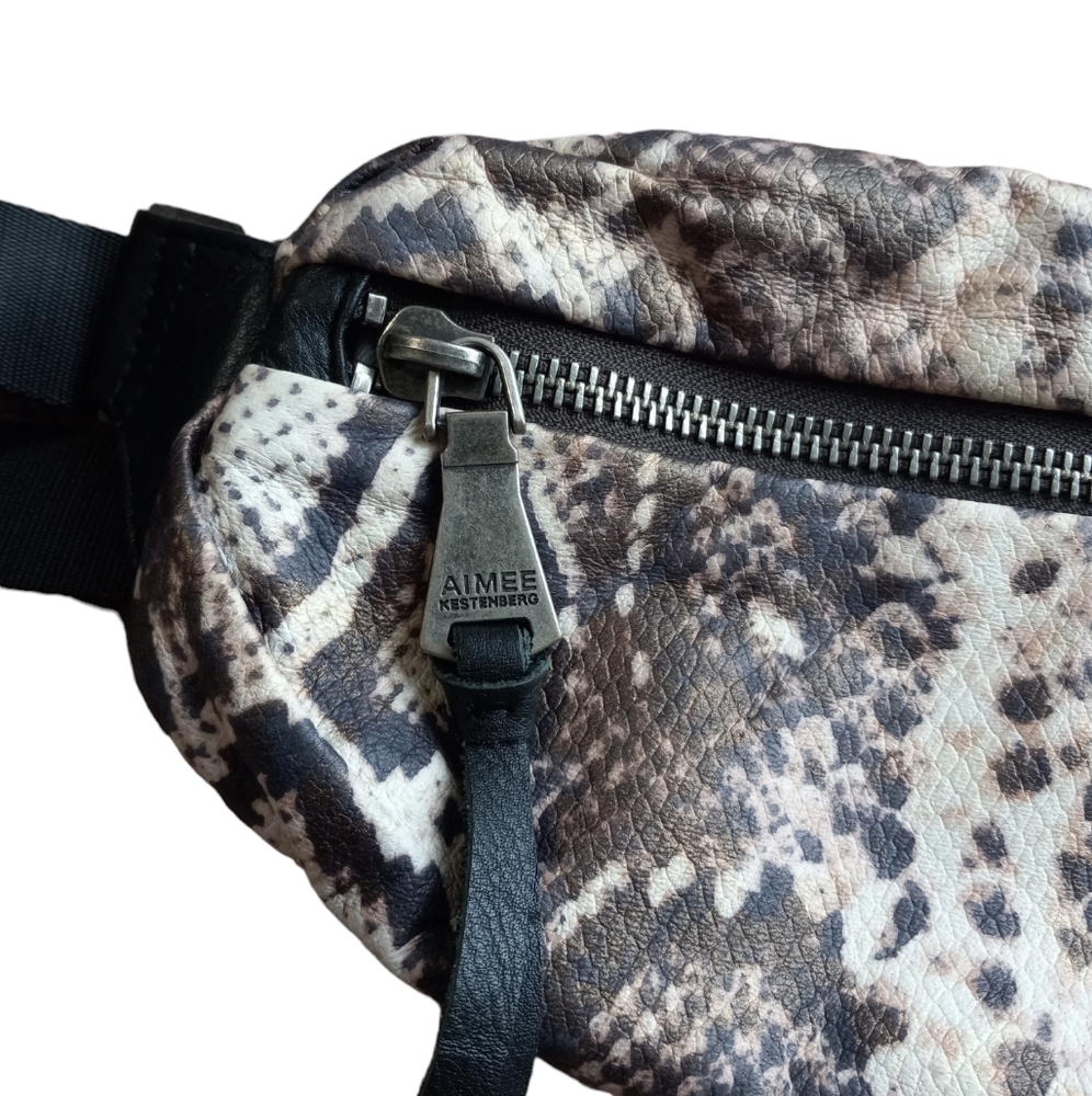Aimee Kestenberg - Milan Bum Bag Mystic Snake. Women's Luxury Belt Bag - Picture 3 of 7